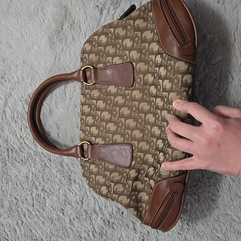 Rosetti Brown Monogram Handbag - image 5